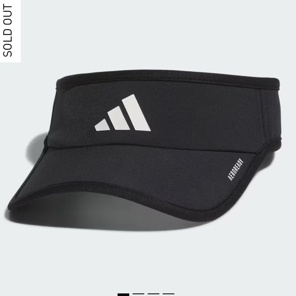 Adidas black super lite 3 visor - Picture 1 of 3